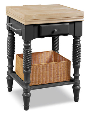 Isolen Block Cutting Table - Espresso