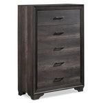 Sophie 5-Drawer Chest - Weathered Grey