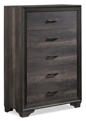 Sophie 5 Drawer Chest - Weathered Grey