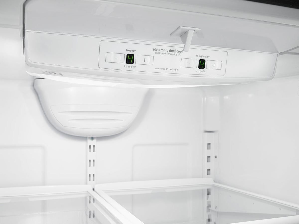 Whirlpool Black Bottom-Freezer Refrigerator (22.1 Cu. Ft.) - WRB322DMBB