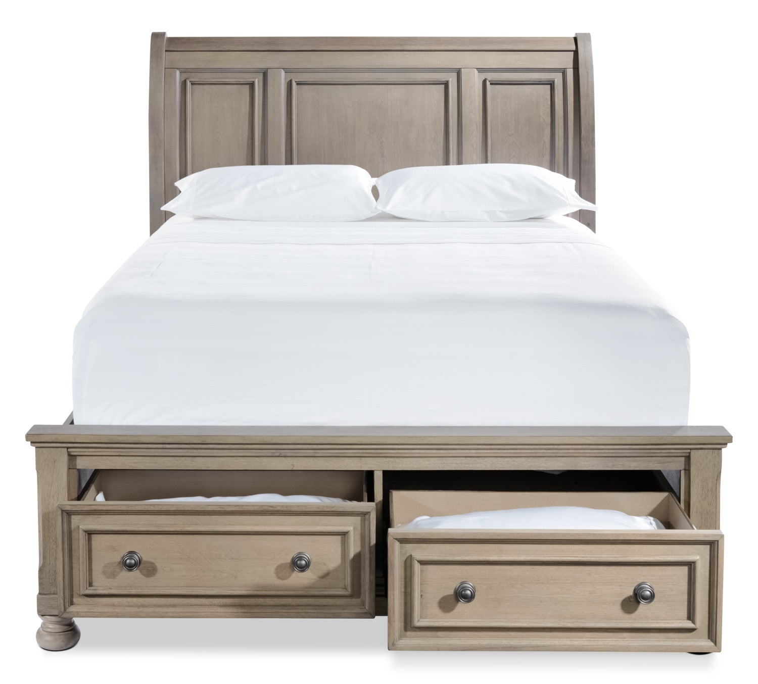 Windchester 3-Piece Queen Storage Bed - Grey