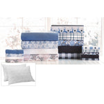 2 Memory Foam Pillows & Full Luxury Sheet Set