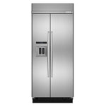 KitchenAid Stainless Steel Side-by-Side Refrigerator (20.8 Cu. Ft.) - KBSD606ESS