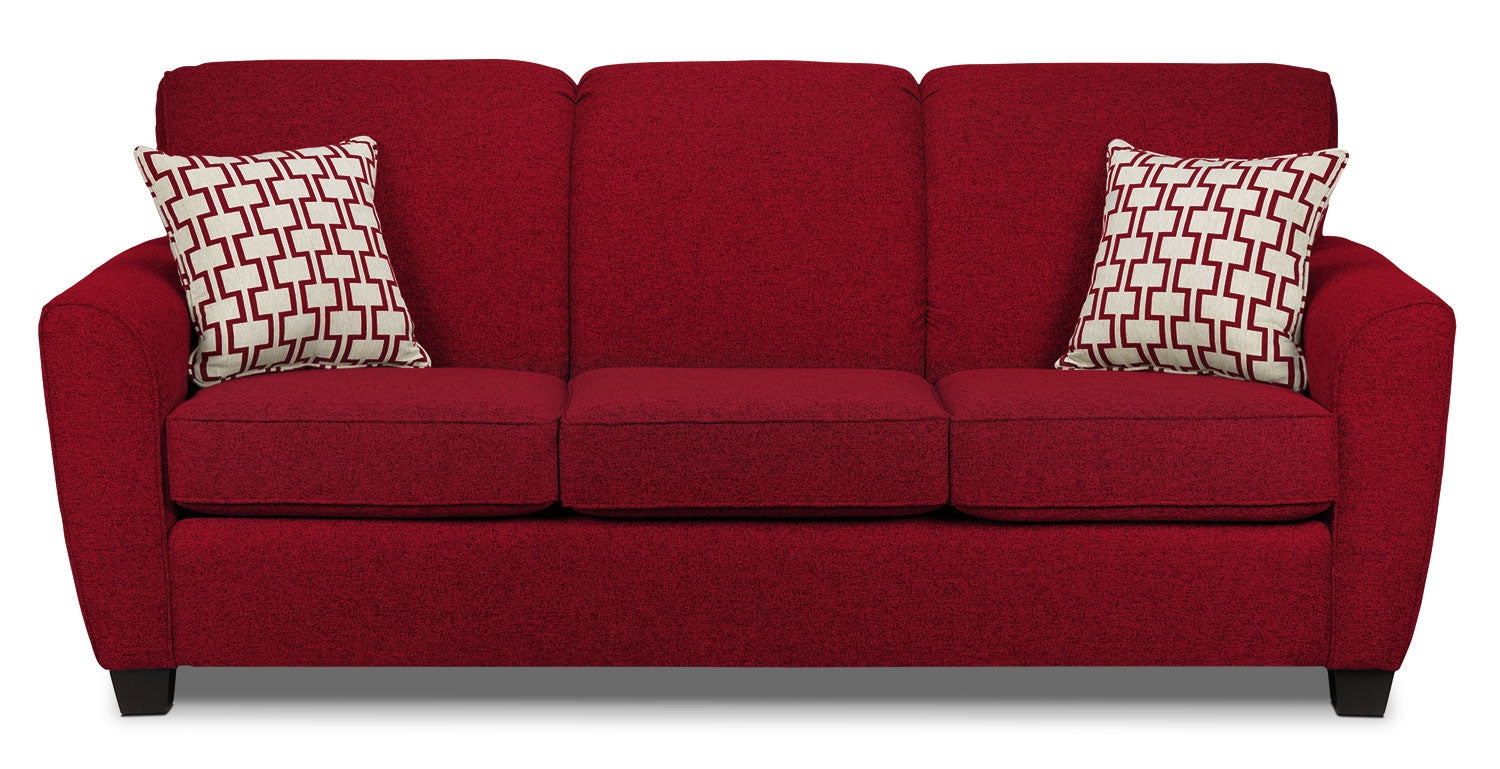 Ashby Queen Sofa Bed - Red