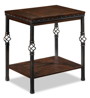 Sterling 24" Side Table - Walnut
