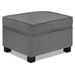 Penny Ottoman - Grey