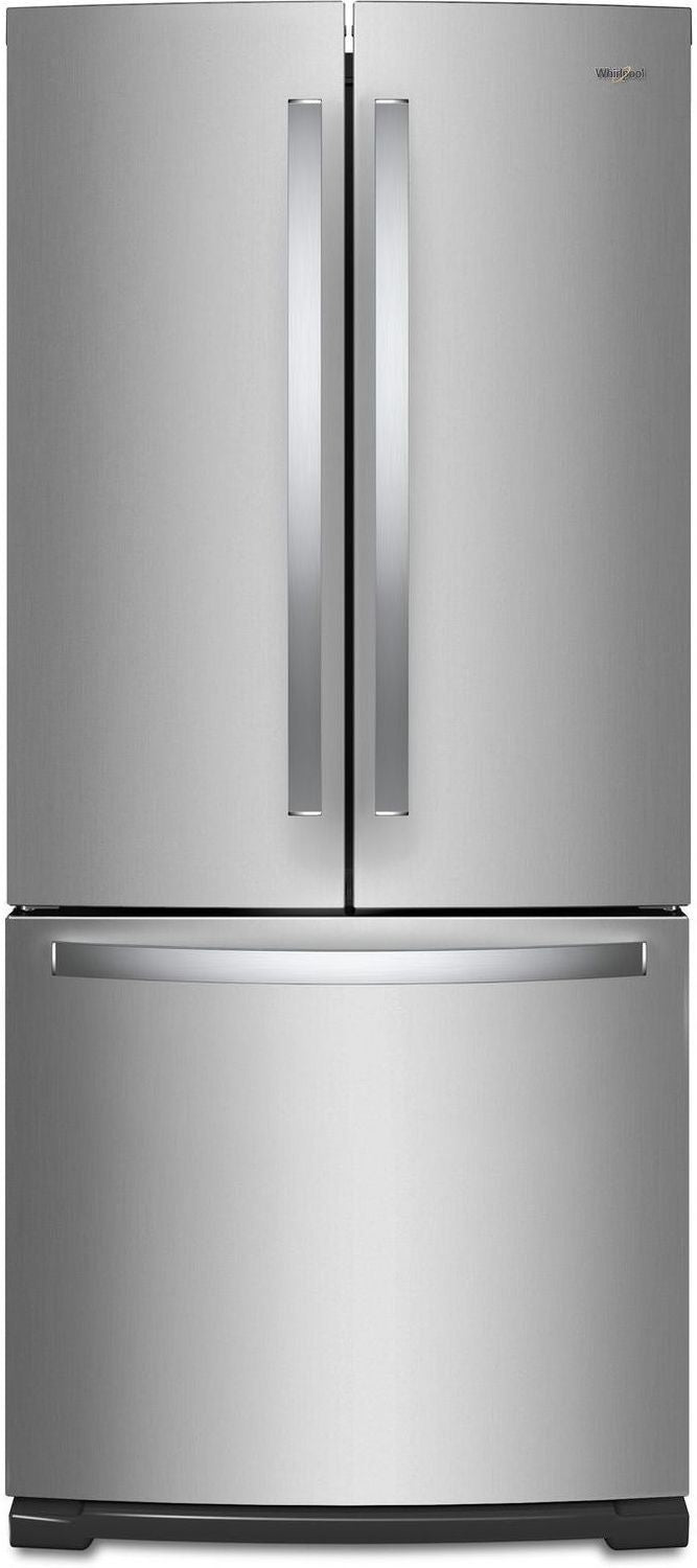 Whirlpool 29.5" 20 Cu. Ft. Stainless Steel French Door Refrigerator - WRF560SFHZ