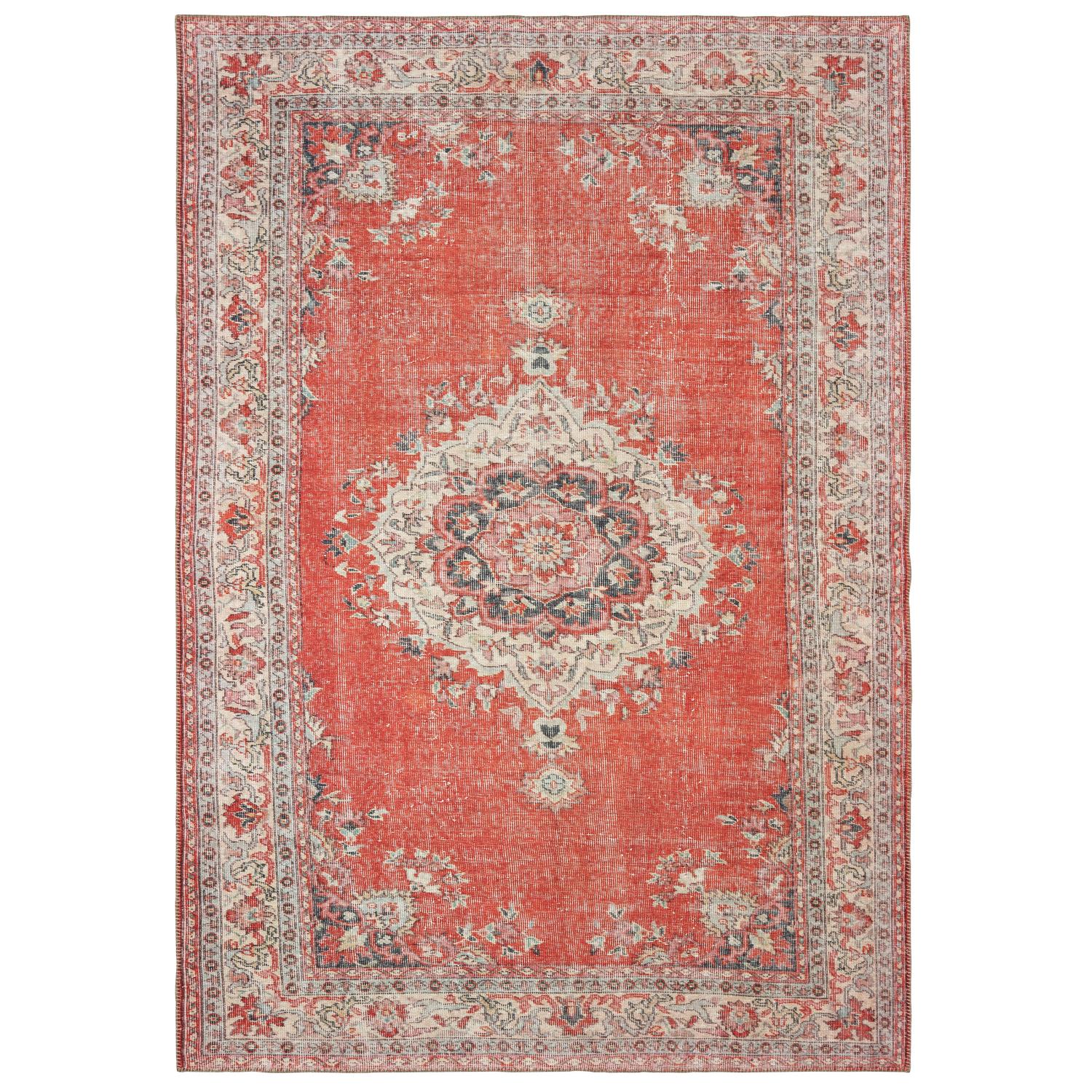 Scarlett W85810L Faded Medallion Area Rug (7'6"X9'11")