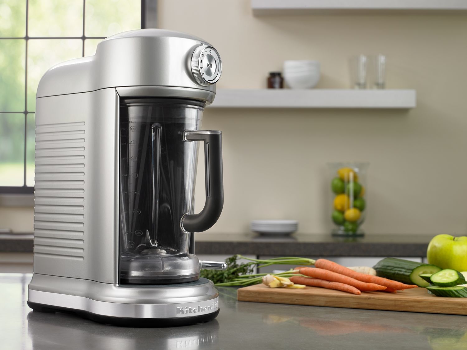 KitchenAid Sugar Pearl Silver Torrent™ Magnetic Drive Blender (60 oz.) - KSB5000SR