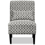 Santos Accent Chair - Grey Lattice