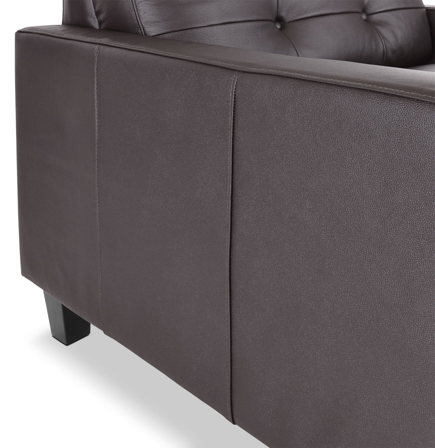 Kylie Leather Chair and a Half - Coffee