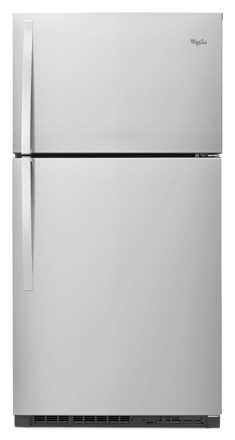 Whirlpool 33" 21.3 Cu. Ft. Stainless Steel Top-Freezer Refrigerator - WRT541SZDM