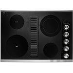 KitchenAid Stainless Steel 30" Electric Downdraft Cooktop - KCED600GSS