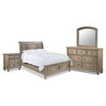 Windchester 6-Piece King Storage Bedroom Package - Grey