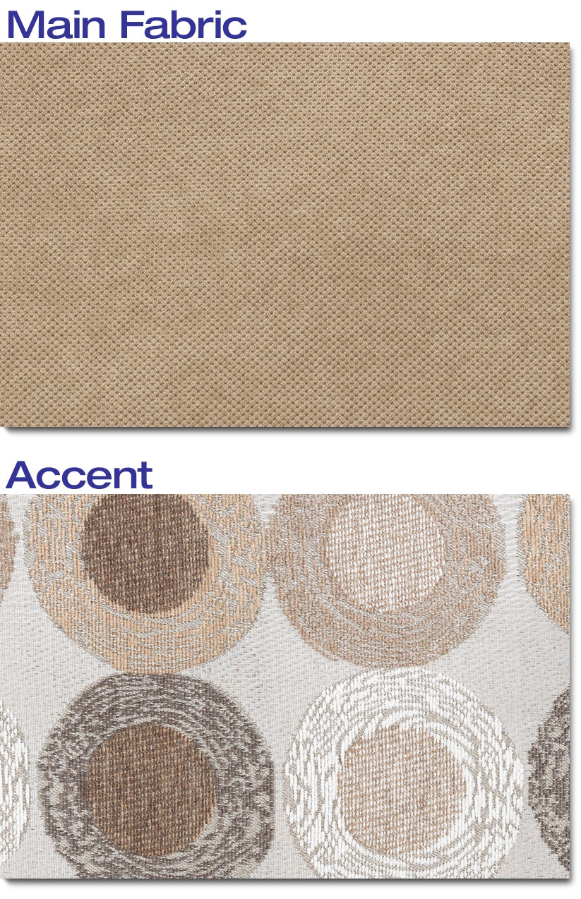 Sand Castle Loveseat - Light Brown