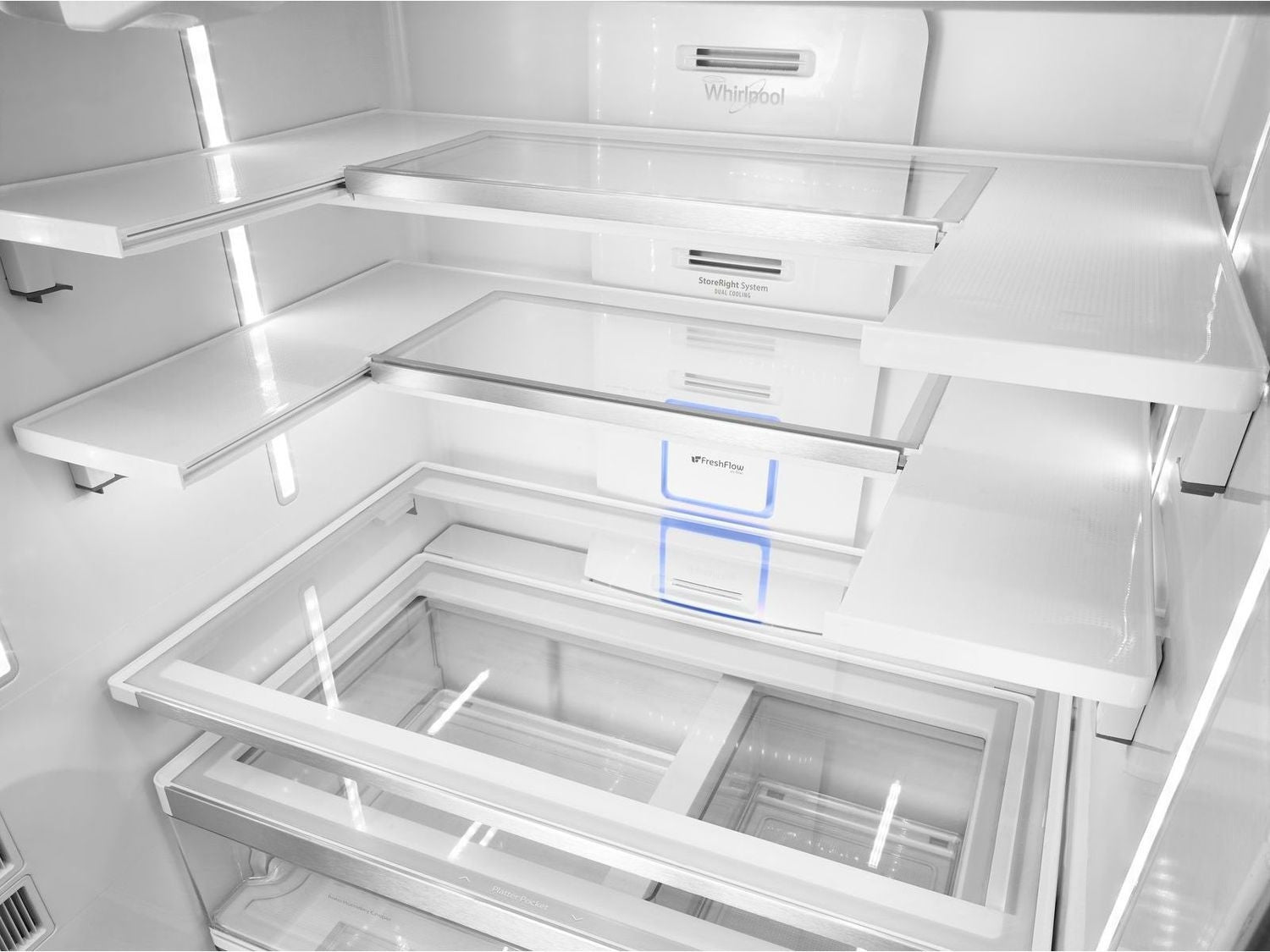 Whirlpool Stainless Steel French Door Refrigerator (32 Cu. Ft.) - WRF995FIFZ