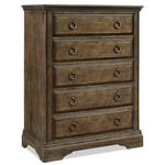 Riley 5-Drawer Chest - Almond