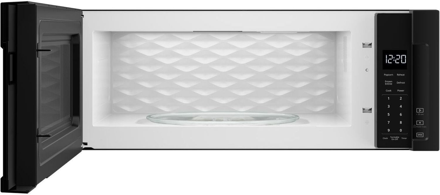 Whirlpool Black Over-the-Range Microwave and Hood Combination (1.1 Cu. Ft.) - YWML55011HB