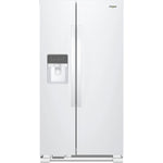 Whirlpool 36" 25 Cu. Ft. White Side-by-Side Refrigerator - WRS335SDHW