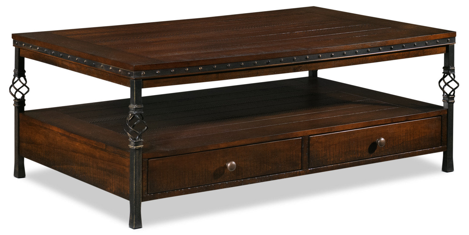 Sterling 50" Coffee Table - Walnut