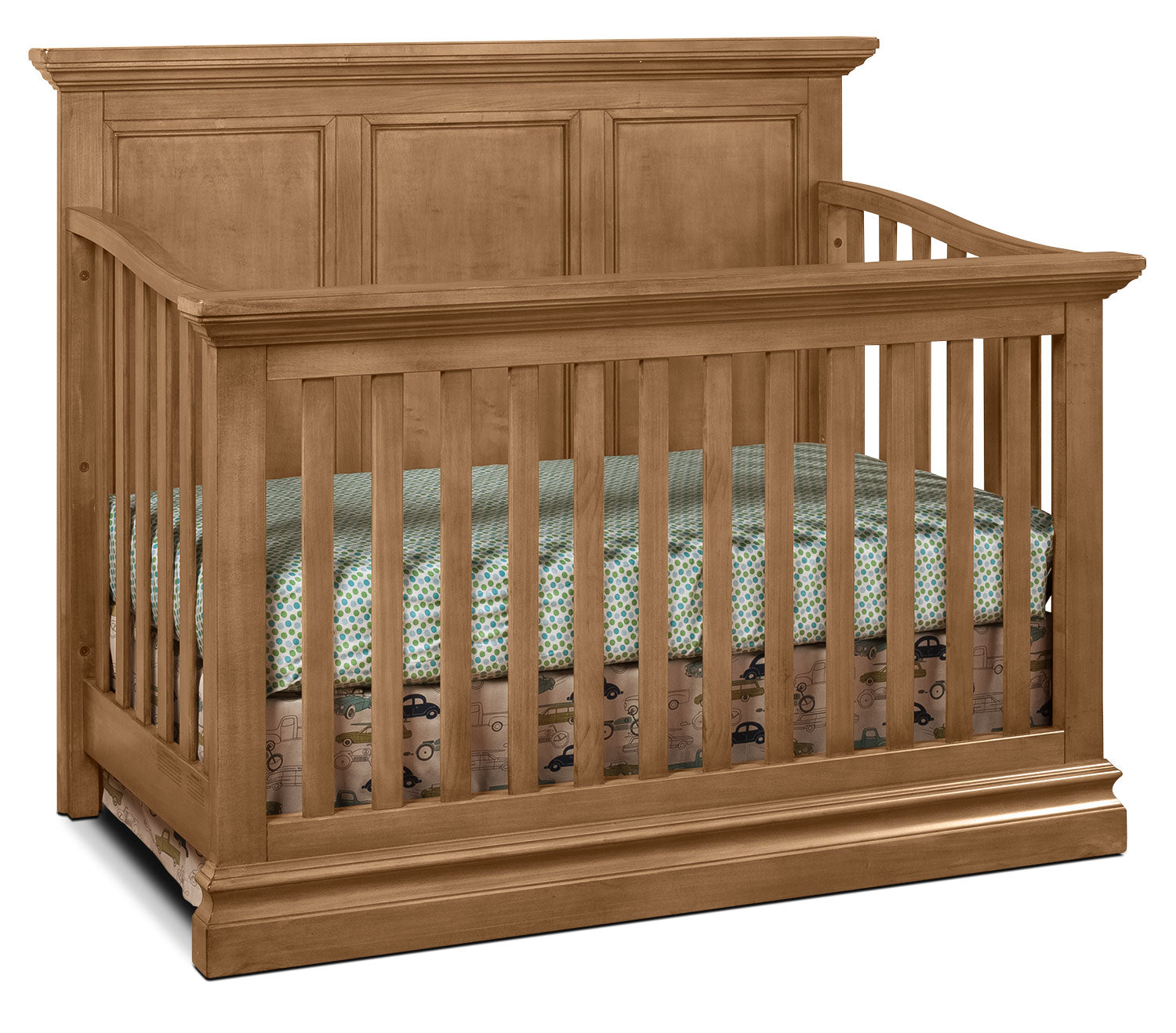 Cameron Convertible Panel Crib - Cashew
