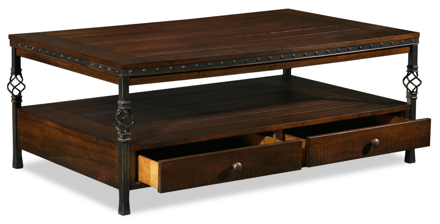 Sterling 50" Coffee Table - Walnut