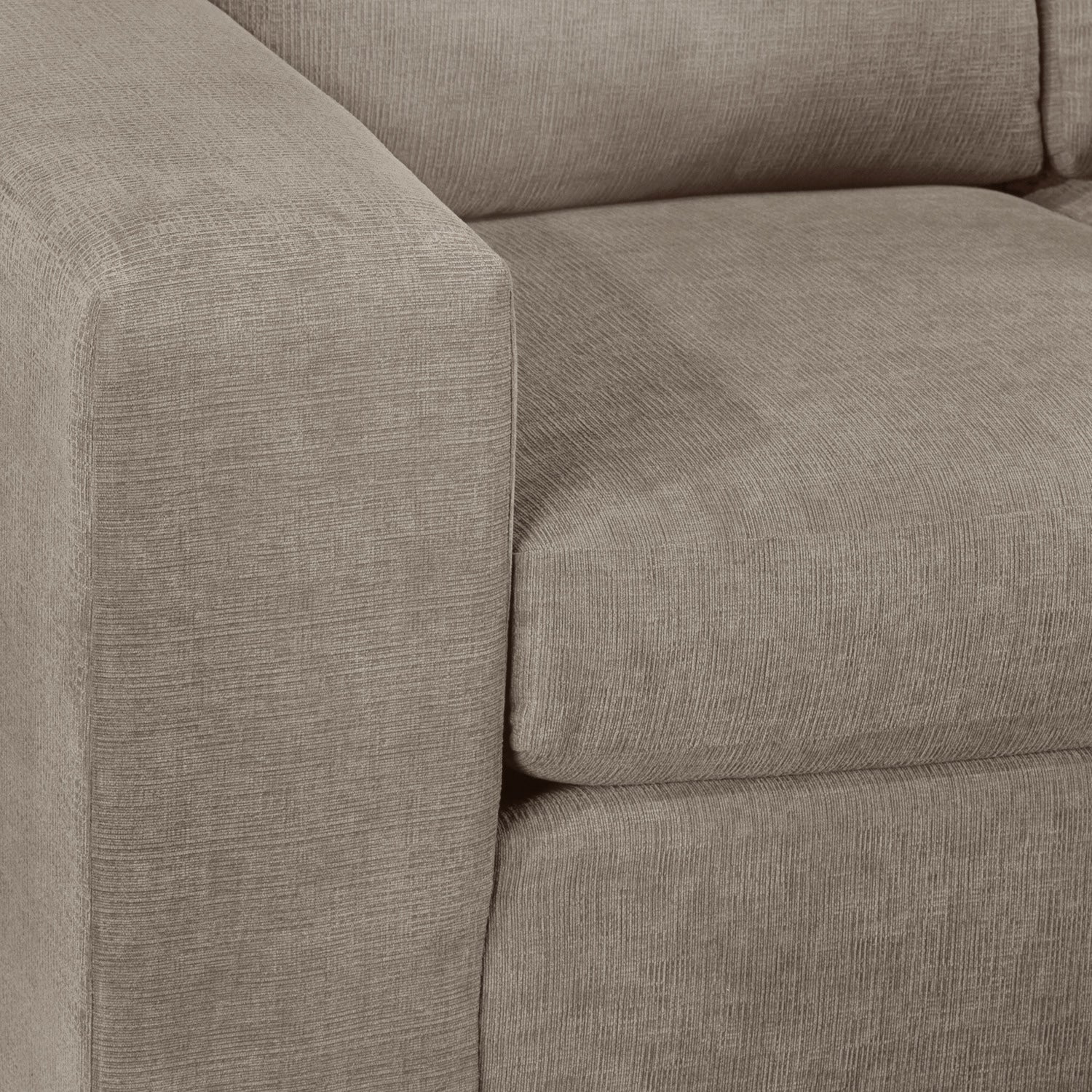 Fava Chaise Sofa - Pewter