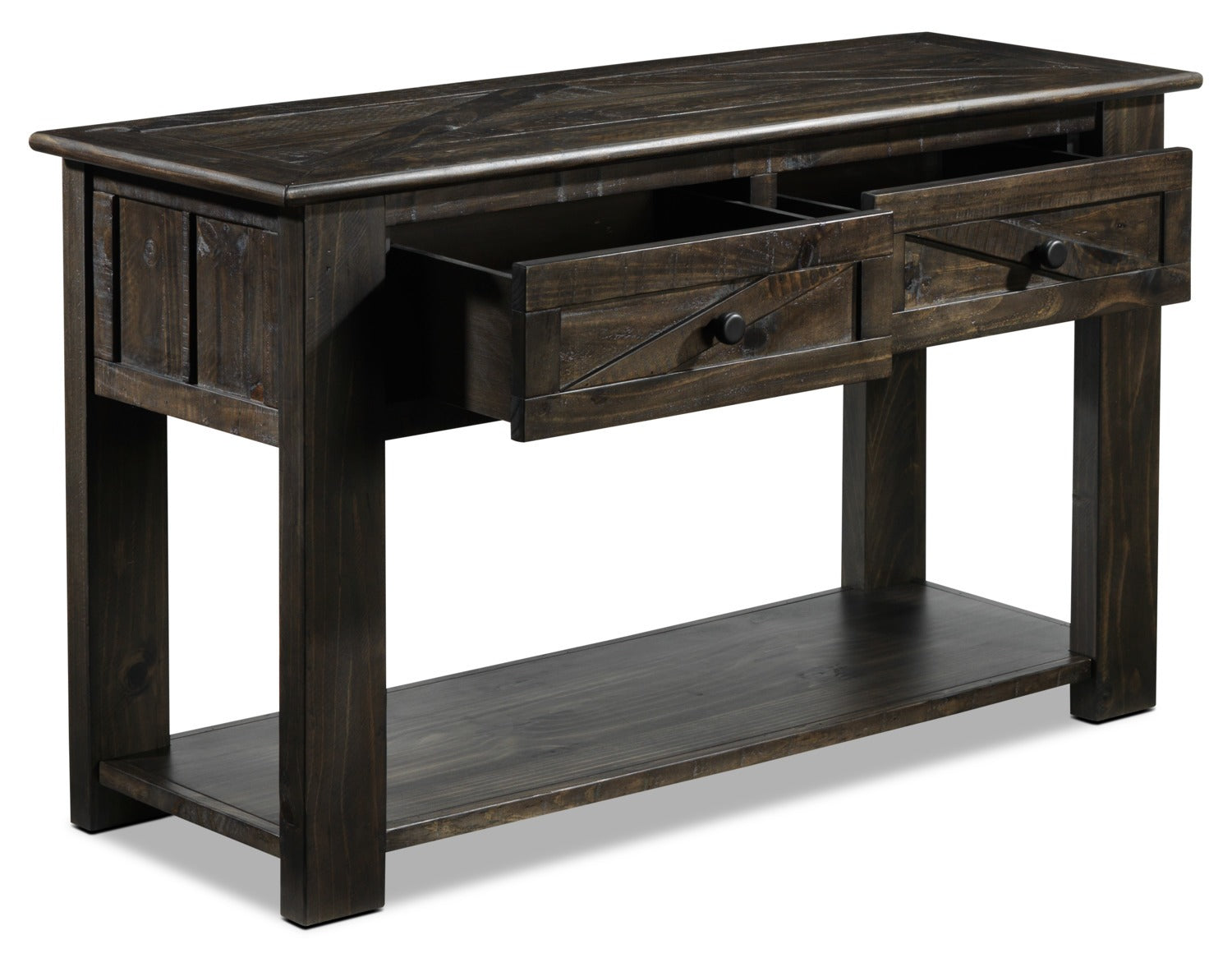 Gable 50" Sofa Table - Weathered Charcoal