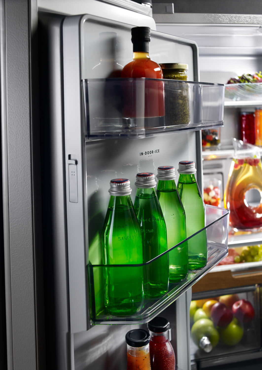 KitchenAid 35.8" 23.8 Cu. Ft. Stainless Steel Counter-Depth French Door Refrigerator - KRFC704FPS