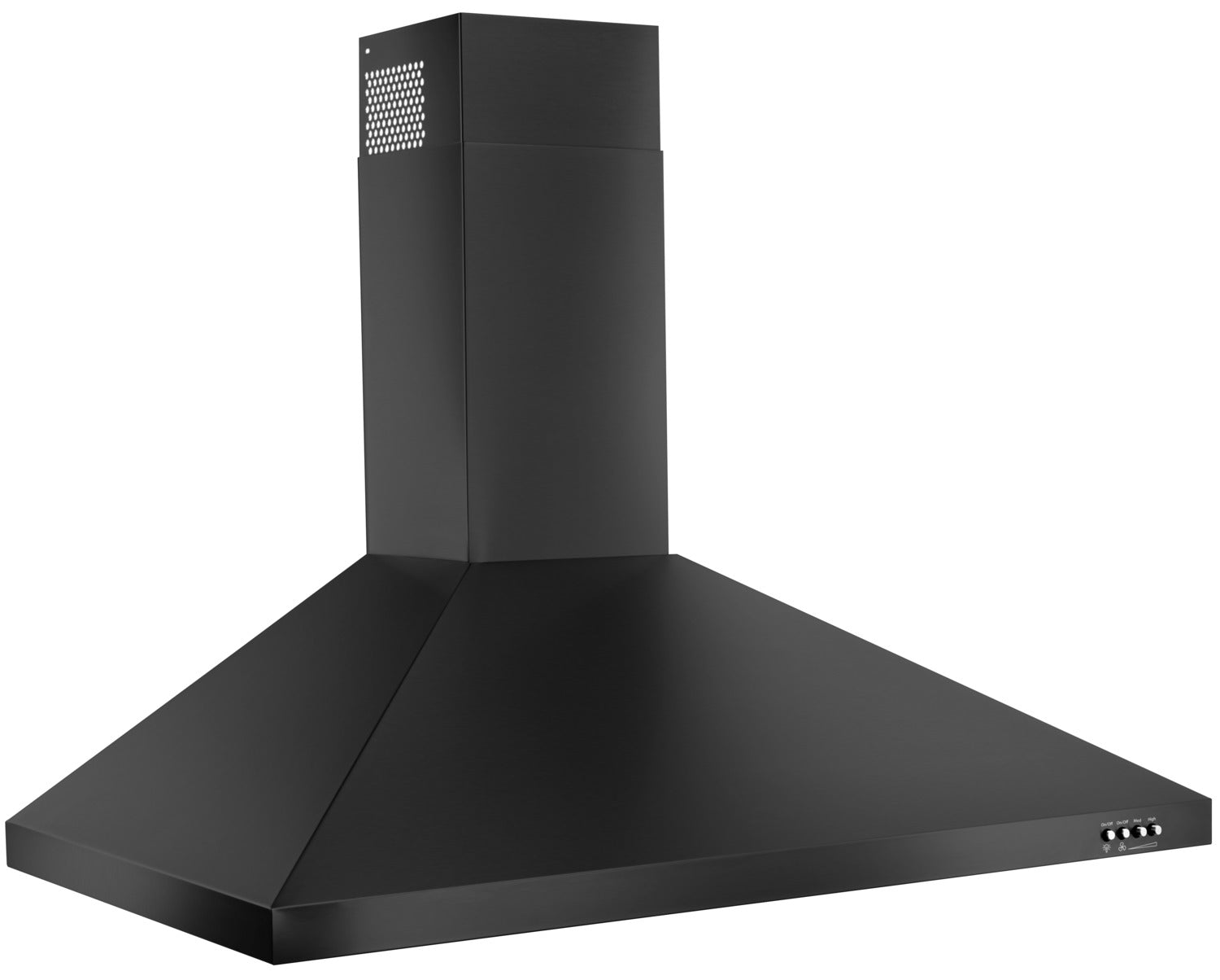 Whirlpool Black Stainless Steel 36" 400 CFM Canopy Wall-Mount Range Hood - WVW53UC6HV