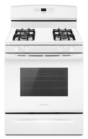 Amana White Freestaanding Gas Range (5.0 Cu. Ft.) - AGR6603SFW