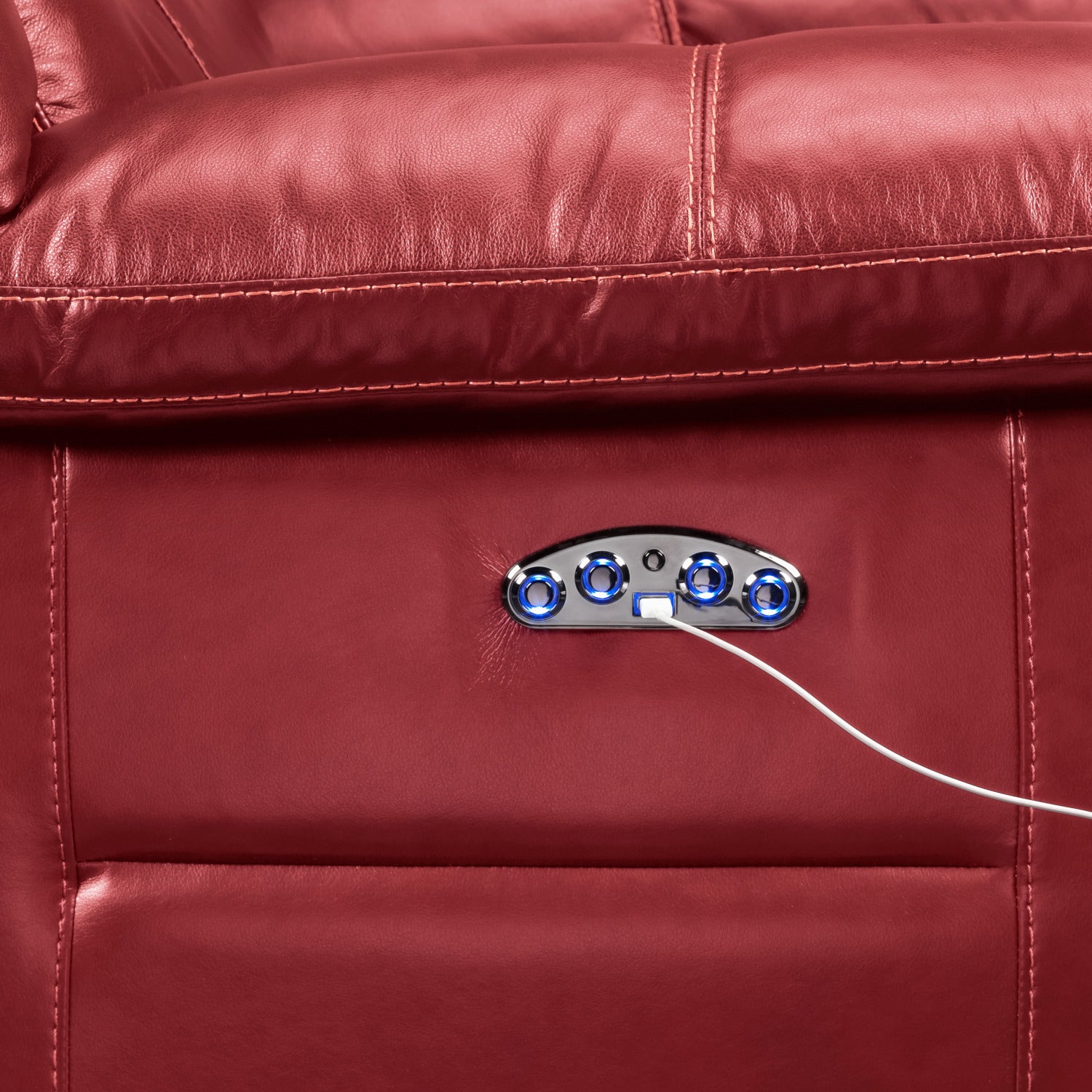 Solenn Power Recliner - Rouge