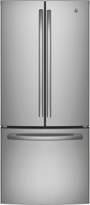 GE Stainless Steel French Door Refrigerator (20.8 Cu. Ft.) - GNE21DSKSS