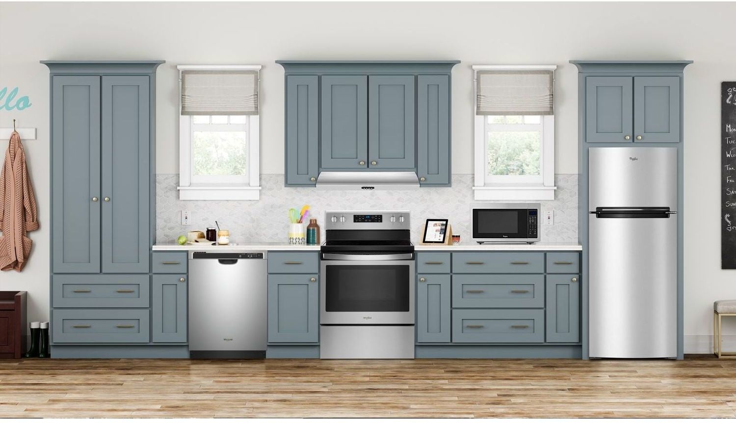 Whirlpool 28" 18 Cu. Ft. Metallic Steel Top-Freezer Refrigerator - WRT518SZFG