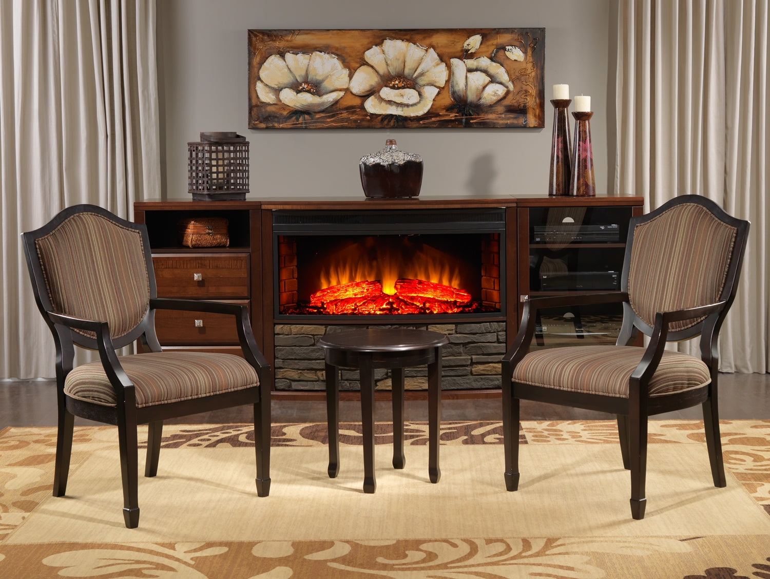 Parlour 3-Piece Seating Set - Espresso