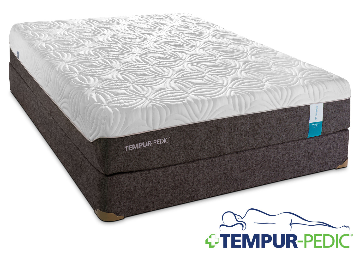 Tempur-Pedic Embrace 2.0 Plush Queen Mattress and Boxspring Set