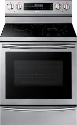 Samsung Stainless Steel Freestanding Electric Convection Range (5.9 Cu. Ft.) - NE59N6650WS/AC