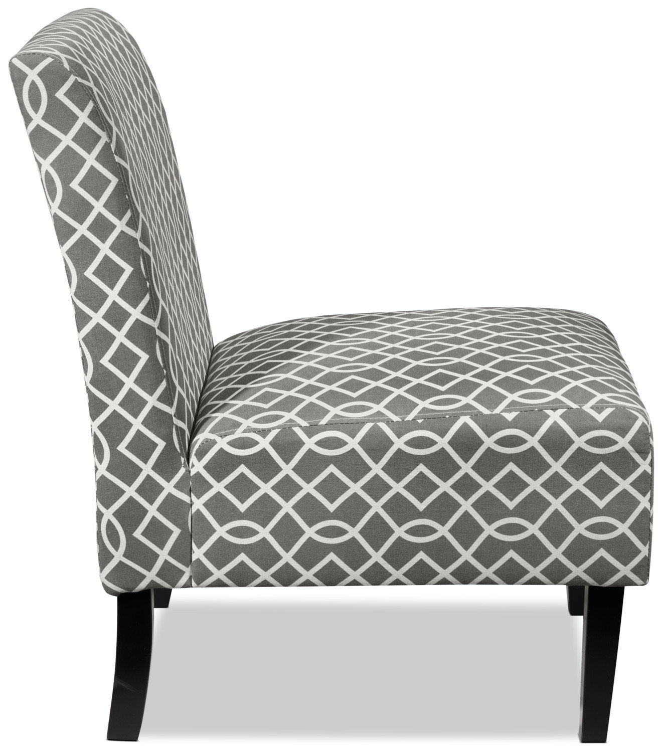 Santos Accent Chair - Grey Lattice