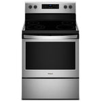 Whirlpool Black-on-Stainless Steel Freestanding Electric Range (5.3 Cu. Ft.) - YWFE510S0HS