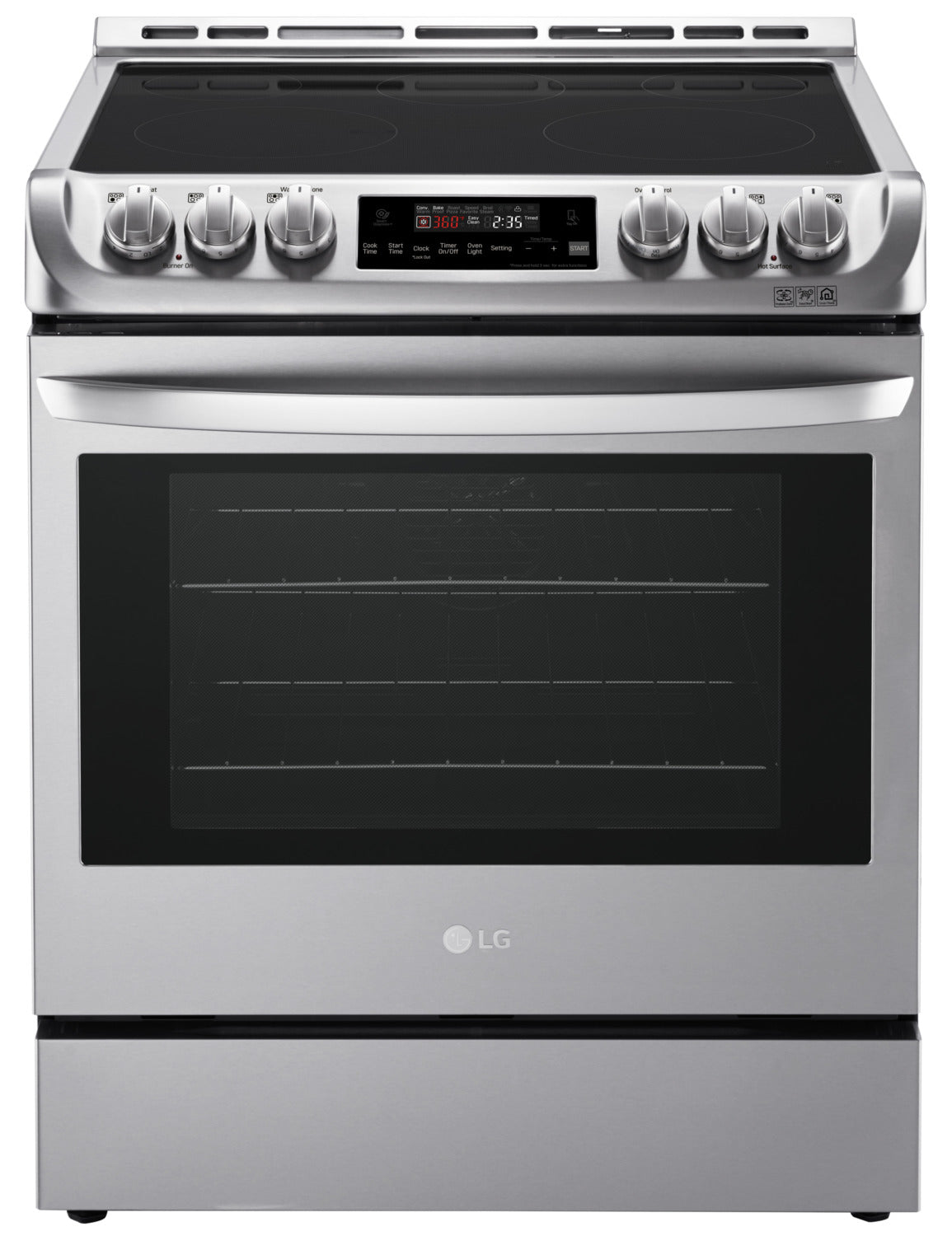 LG Appliances Stainless Steel Slide-In Electric Convection Range (6.3 Cu. Ft.) - LSE4611ST
