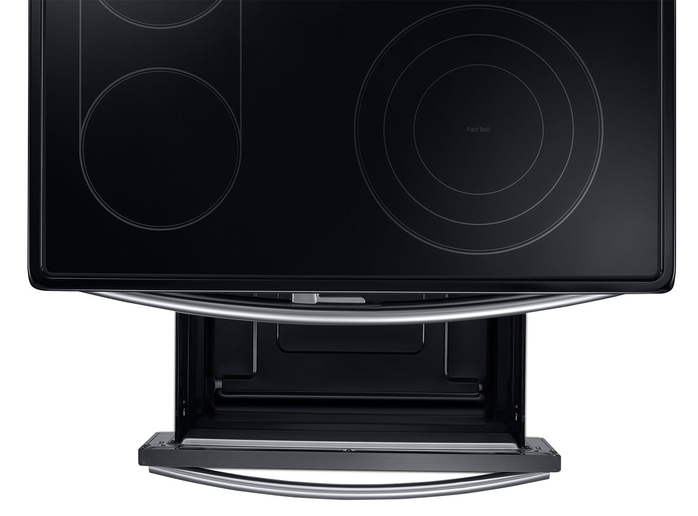 Samsung Black Stainless Steel Freestanding Electric Convection Range (5.9 Cu. Ft.) - NE59J7850WG/AC