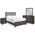 Sophie 6-Piece King Bedroom Package - Weathered Grey