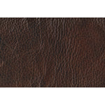Stampede Leather Ottoman - Coffee