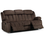 Alabama Reclining Sofa - Deep Brown
