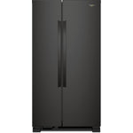 Whirlpool 35.88" 25 Cu. Ft. Black Side-by-Side Refrigerator - WRS315SNHB