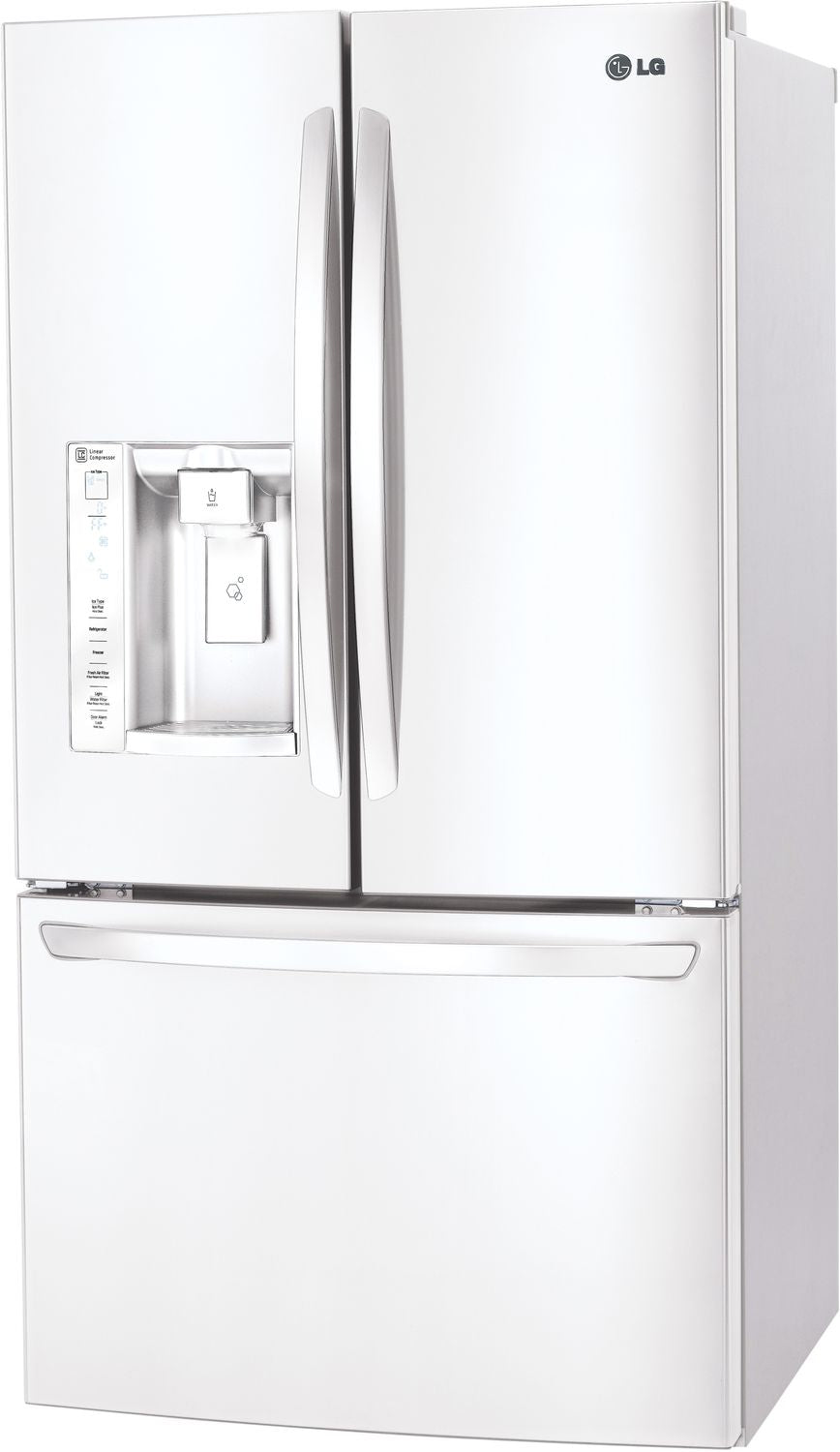 LG White French Door Refrigerator (24 Cu. Ft.) - LFXS24623W