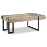 Calvin 43" Coffee Table - Beige