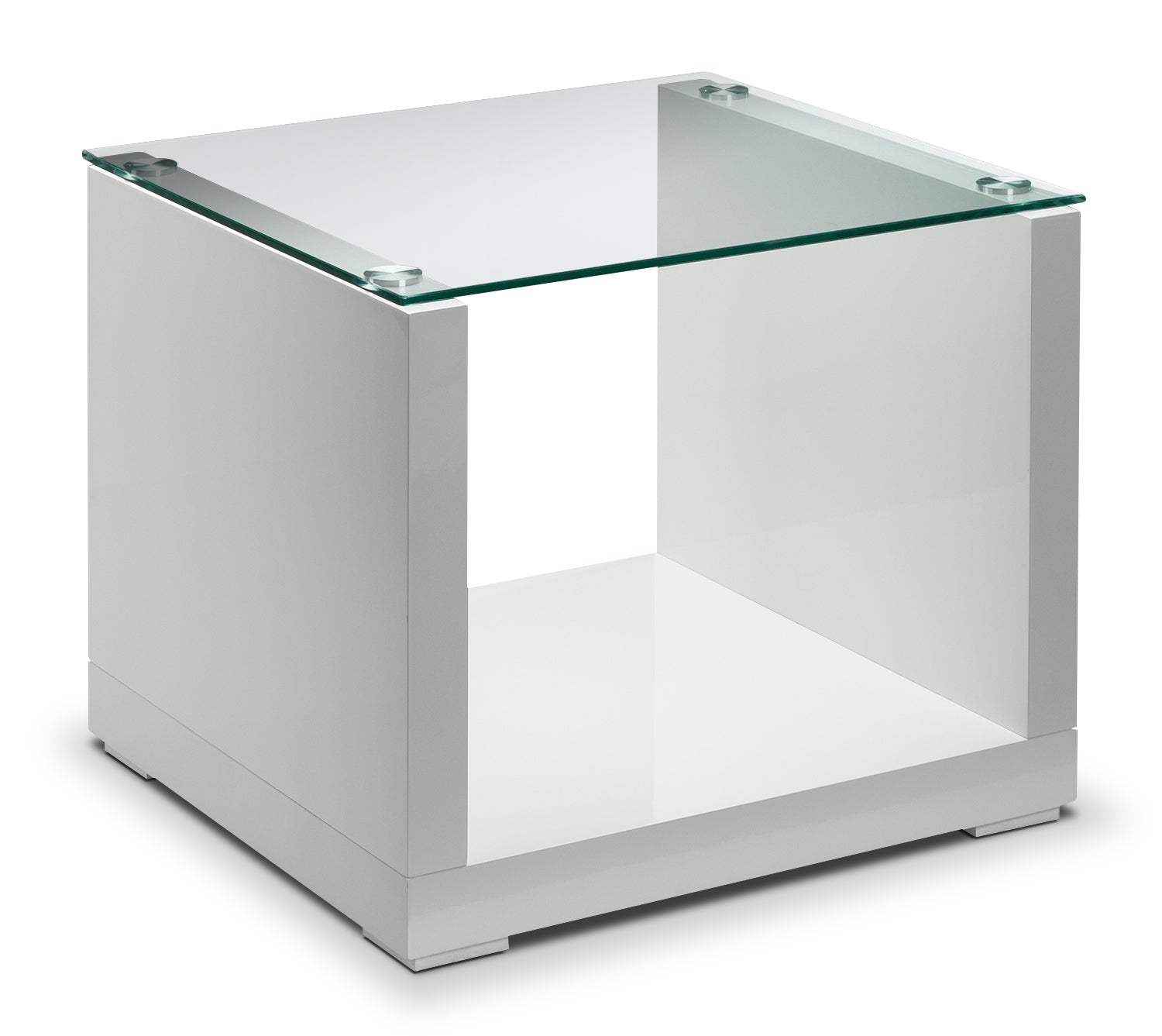 Sambora End Table - White
