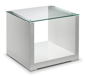 Sambora End Table - White