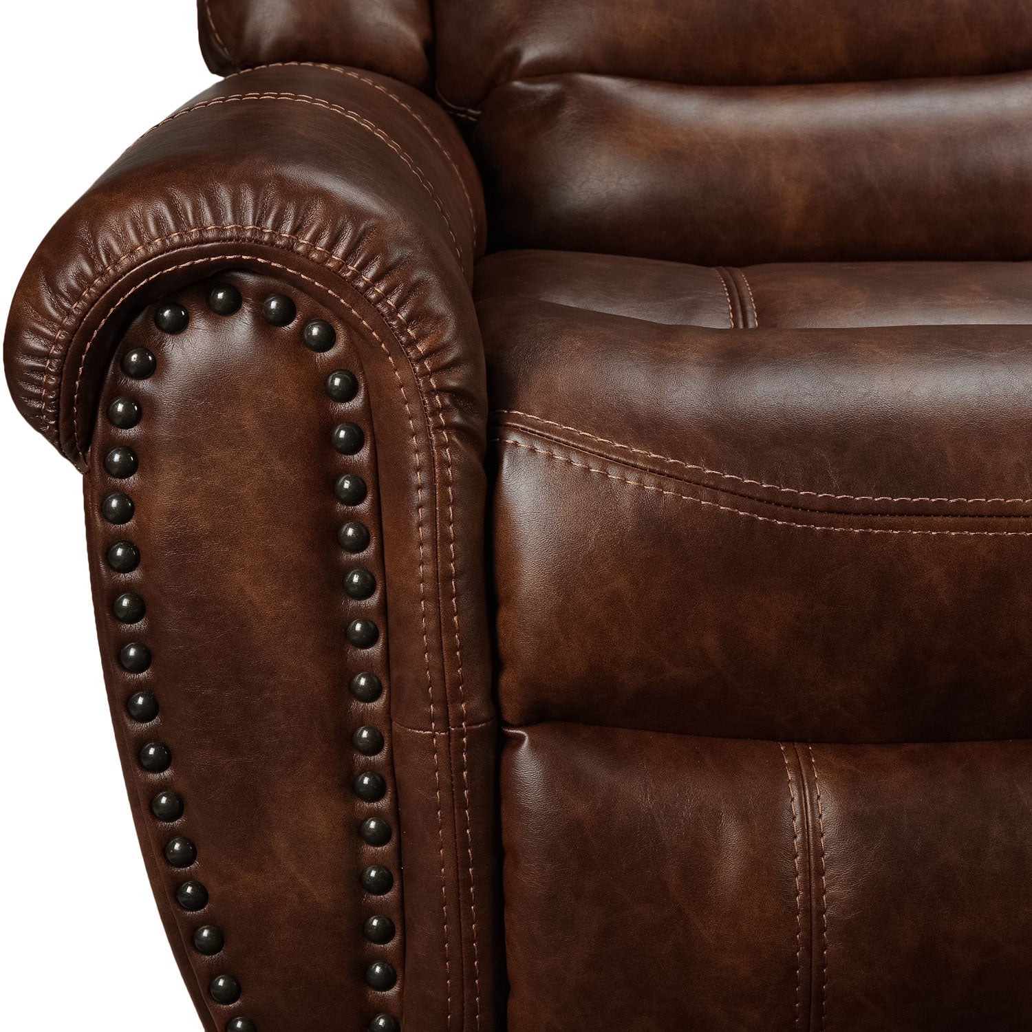 Whitaker Reclining Sofa - Brown